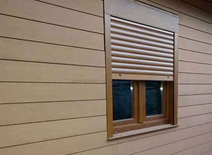 Proyecto fachada de madera ventilada