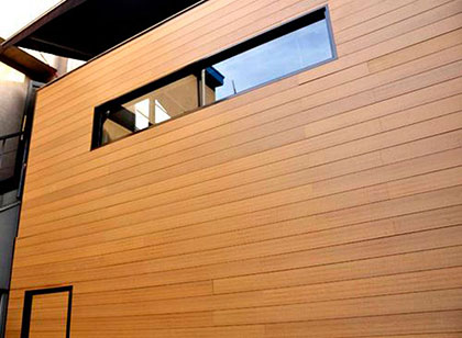 Proyecto fachada de madera ventilada